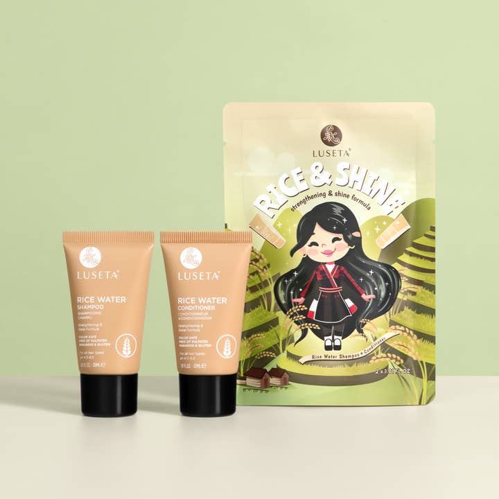 Luseta Beauty - Wholesale Haircare Set/Kit - Rice Water Travel Set - 2 x 1.01oz1