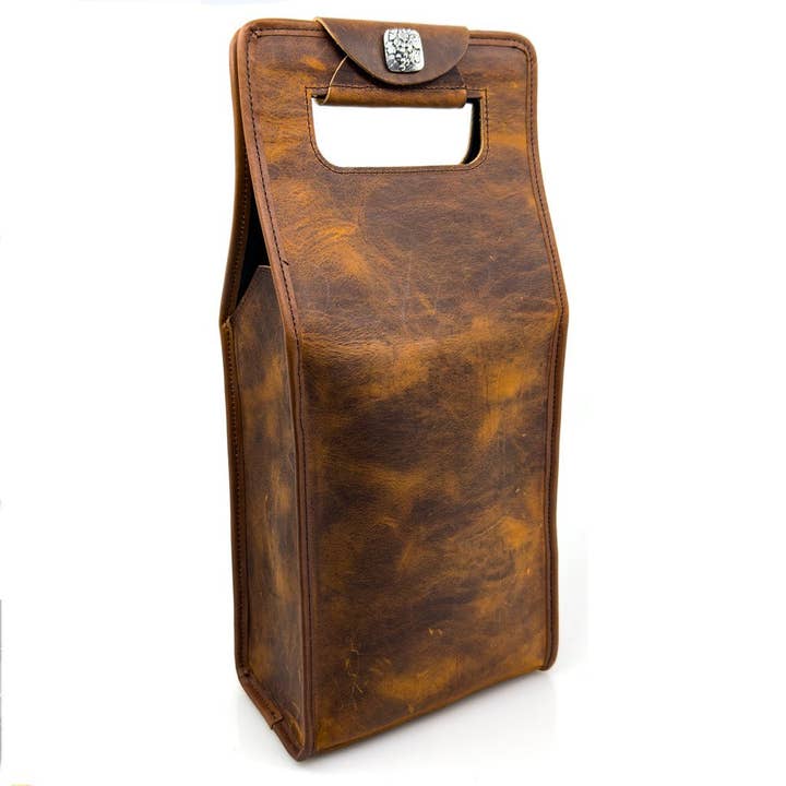 Hard Times Wine Bottle Bag for wholesale by Oberon Design