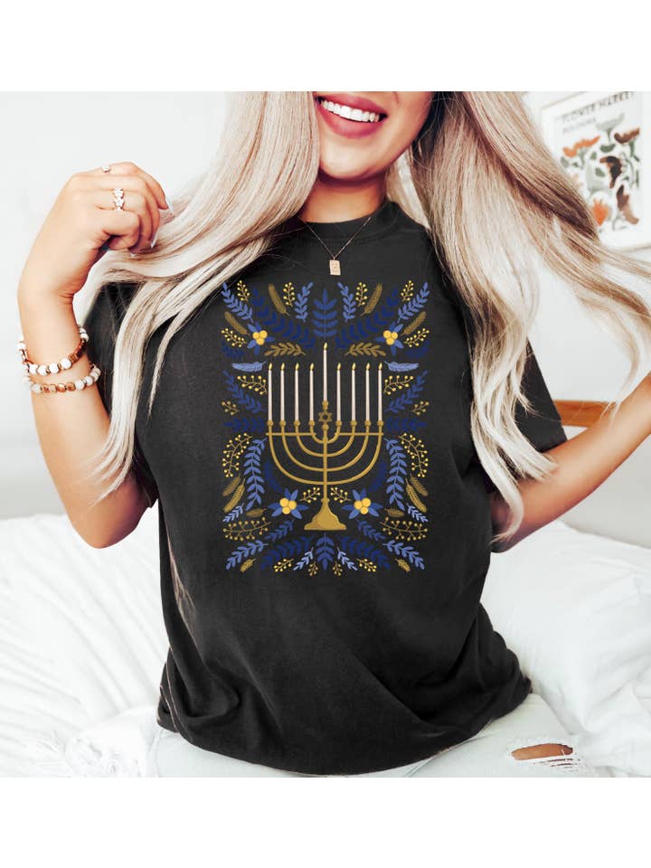 NVC Ecommerce LLC - Wholesale Graphic Sweatshirt - Women's - Hanukkah Sweater, Jewish Holiday Sweatshirt, Chanukah Shirt1