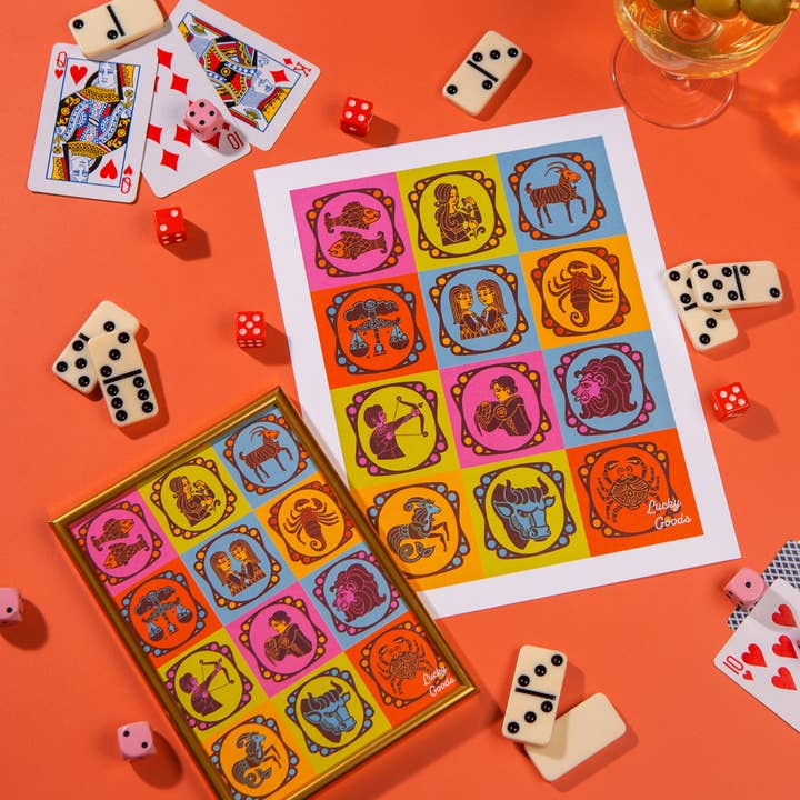 Lucky Goods Paper - Wholesale Art Print - Zodiac Portrait – Art Print4