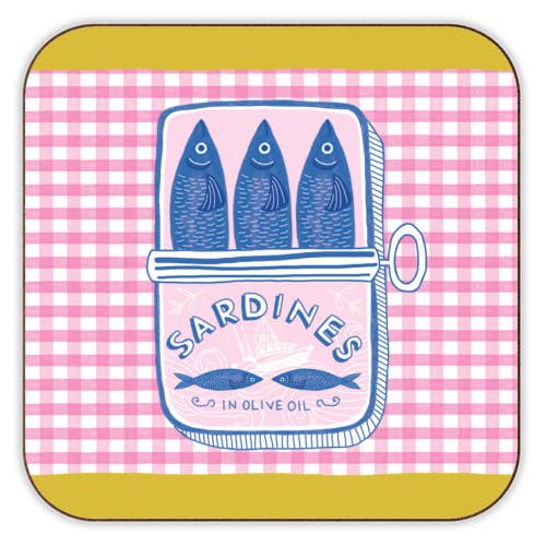 Sottobicchieri 'Sardine' per la vendita all'ingrosso da parte di ART WOW