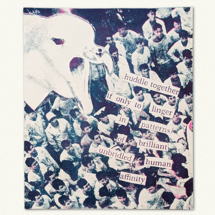 Oneindige verbindingen: risograafafdruk - Huddle Together voor wholesale door The Mook Press