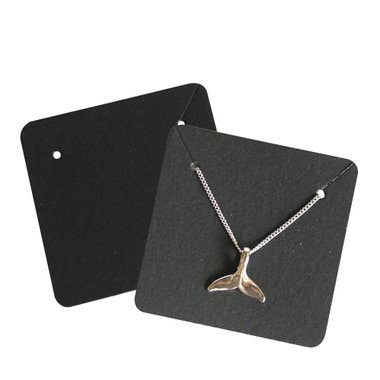 Zakka - Wholesale Jewelry Stand & Display - 200pcs Matte Paper Earring Necklace Pendant Card Display