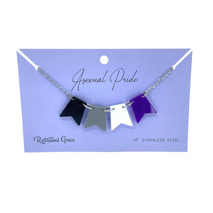 Collar con banderín Asexual Pride para venta al por mayor de Restrained Grace