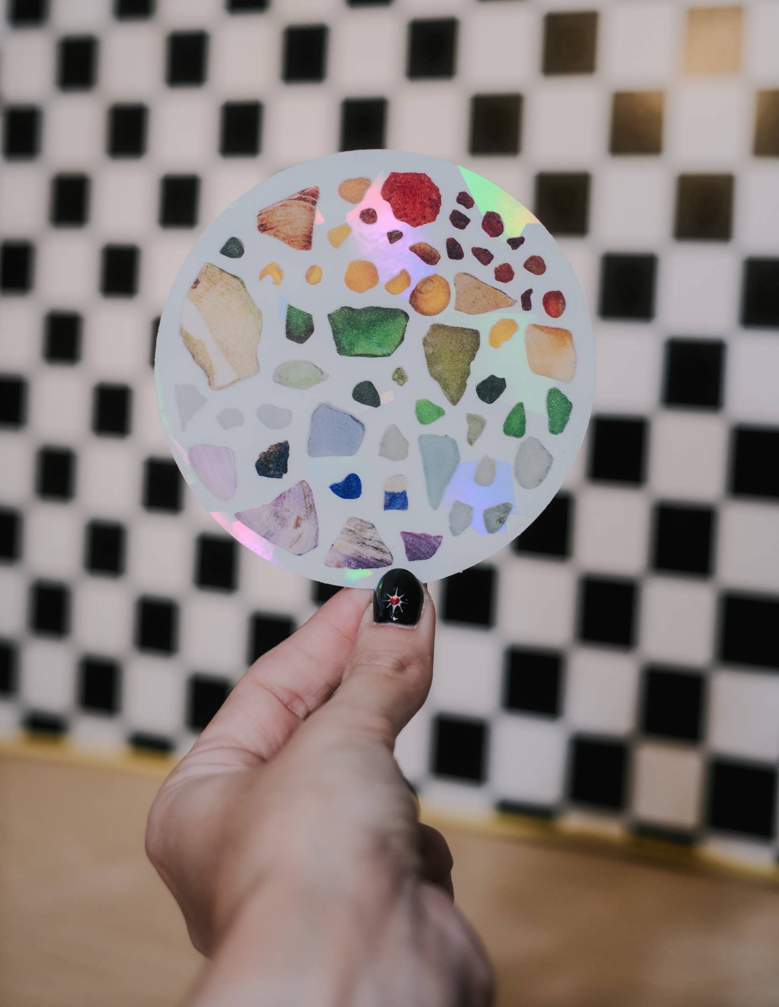 Scribbles and Doodlez - Wholesale Suncatcher - Rainbow Maine Seaglass | Sun Catcher Decal1