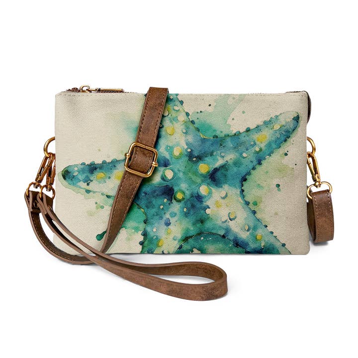 Starfish Crossbody bag offers adjustable comfort for wholesale by ANNGOTI