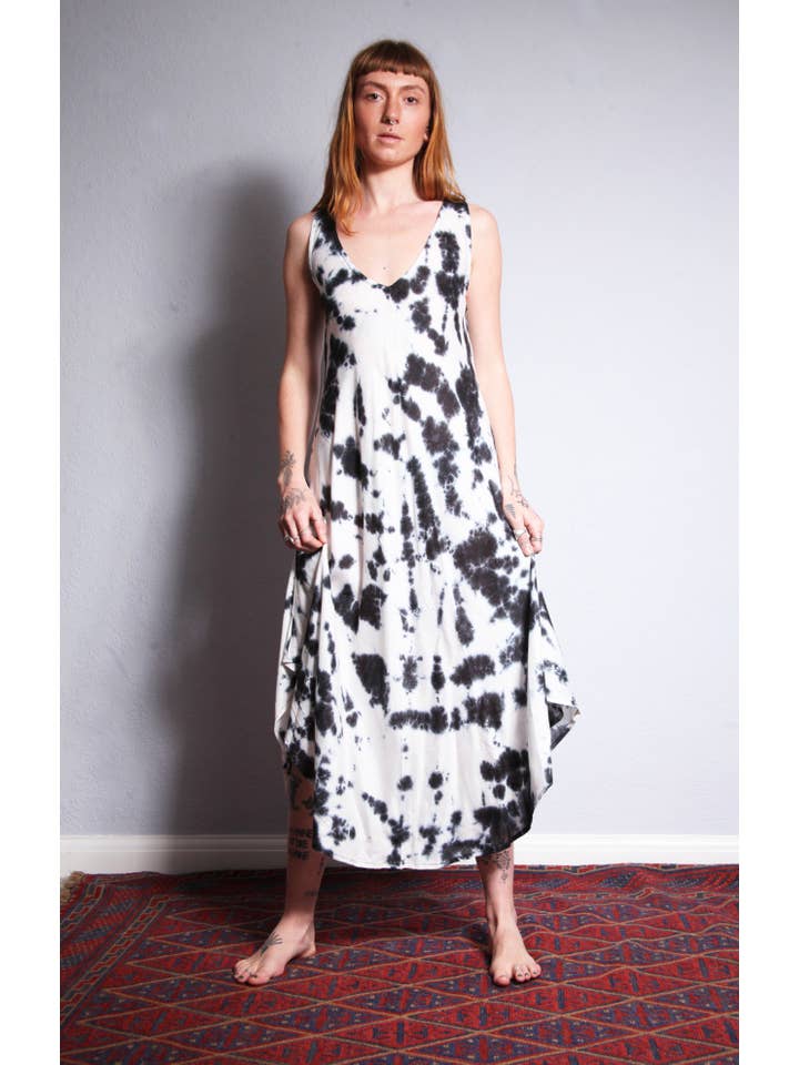 Emma's Emporium – wholesale Dress – Women's – SS004 Tie Dye Bias Cut Dress1