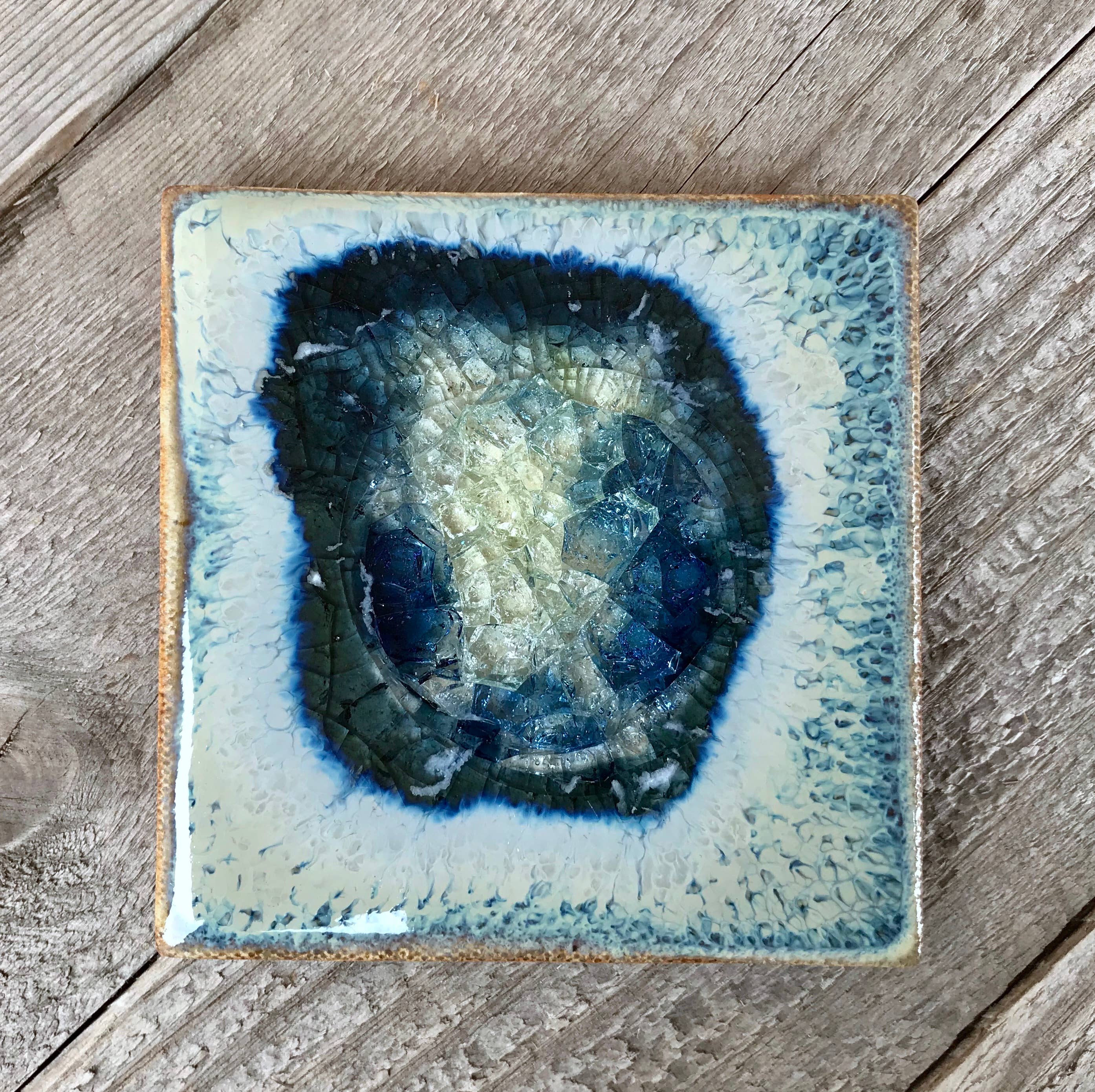 Dock 6 Pottery - Wholesale Coasters - Square Coaster - Cascade - Individual Coaster2