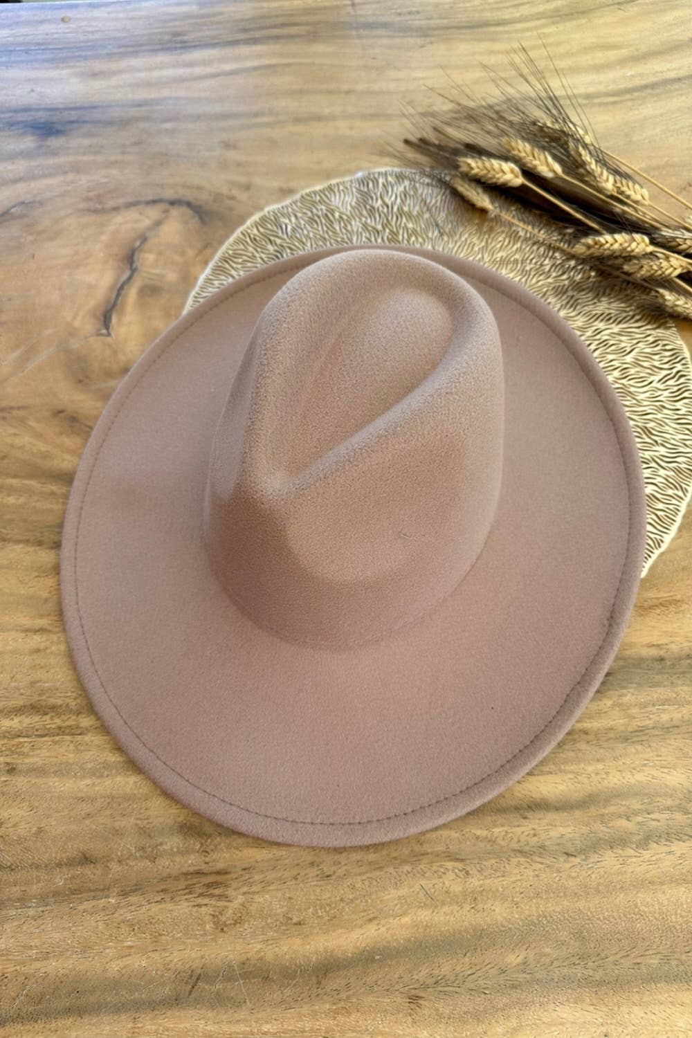 One and Only Accessories - Wholesale Fedora - Women's - Best seller Fashion Classic Wide Brim Felt Hat New Color35