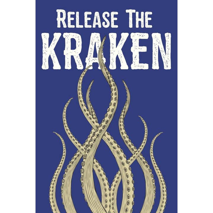 Gotham Gifts - Wholesale Poster - Release The Kraken Cool Wall Decor Art Print Poster 24x36