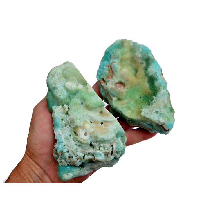 Kaia & Crystals - Wholesale Spiritual Stone/Crystal - Raw Blue Aragonite Crystal (100g - 1.500g)6