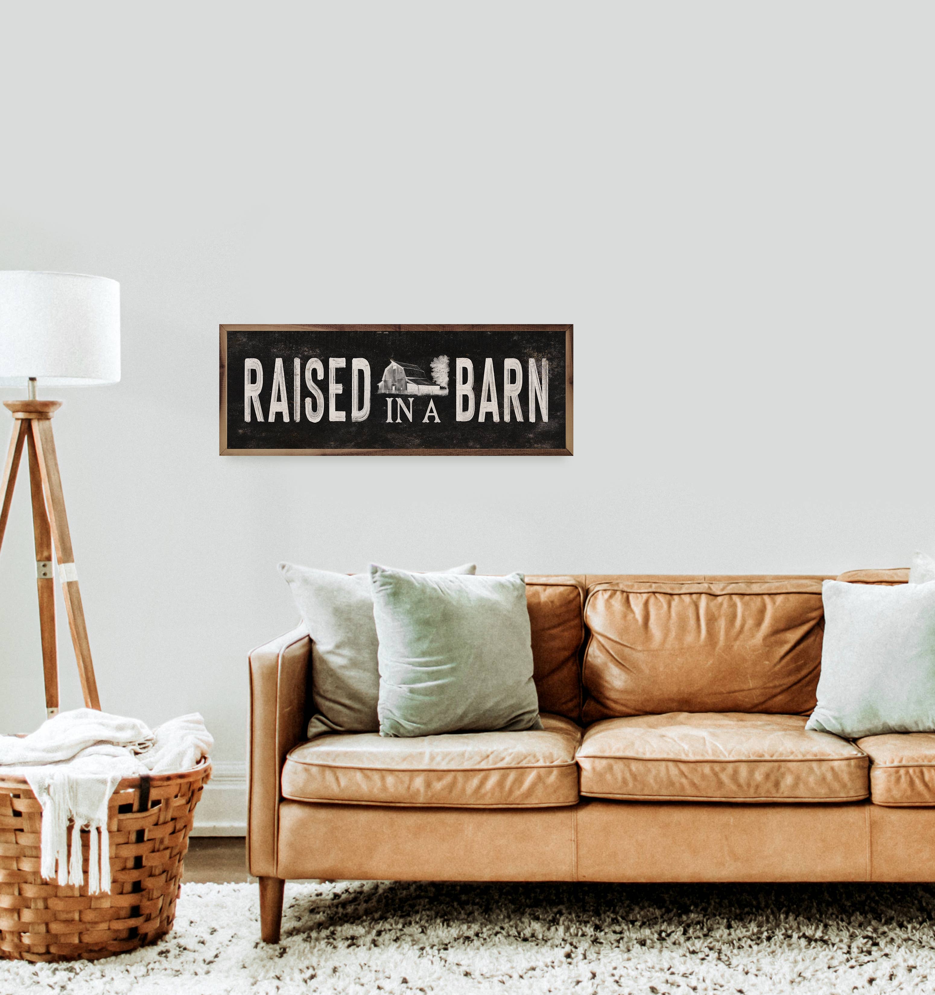 Kendrick Home - Wholesale Sign - Raised In A Barn Black2
