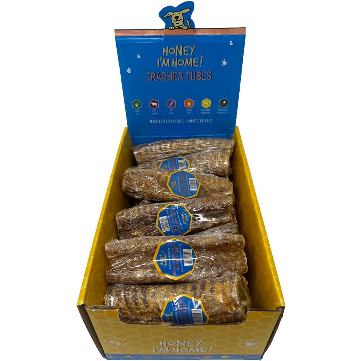 Honey I'm Home - Wholesale Pet Treats - Dog - TRACHEA TUBES BULK