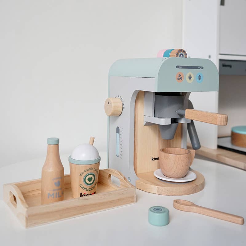 giftland - Wholesale Wood Toy - Kids - Wooden Coffee Machine Toy Set4
