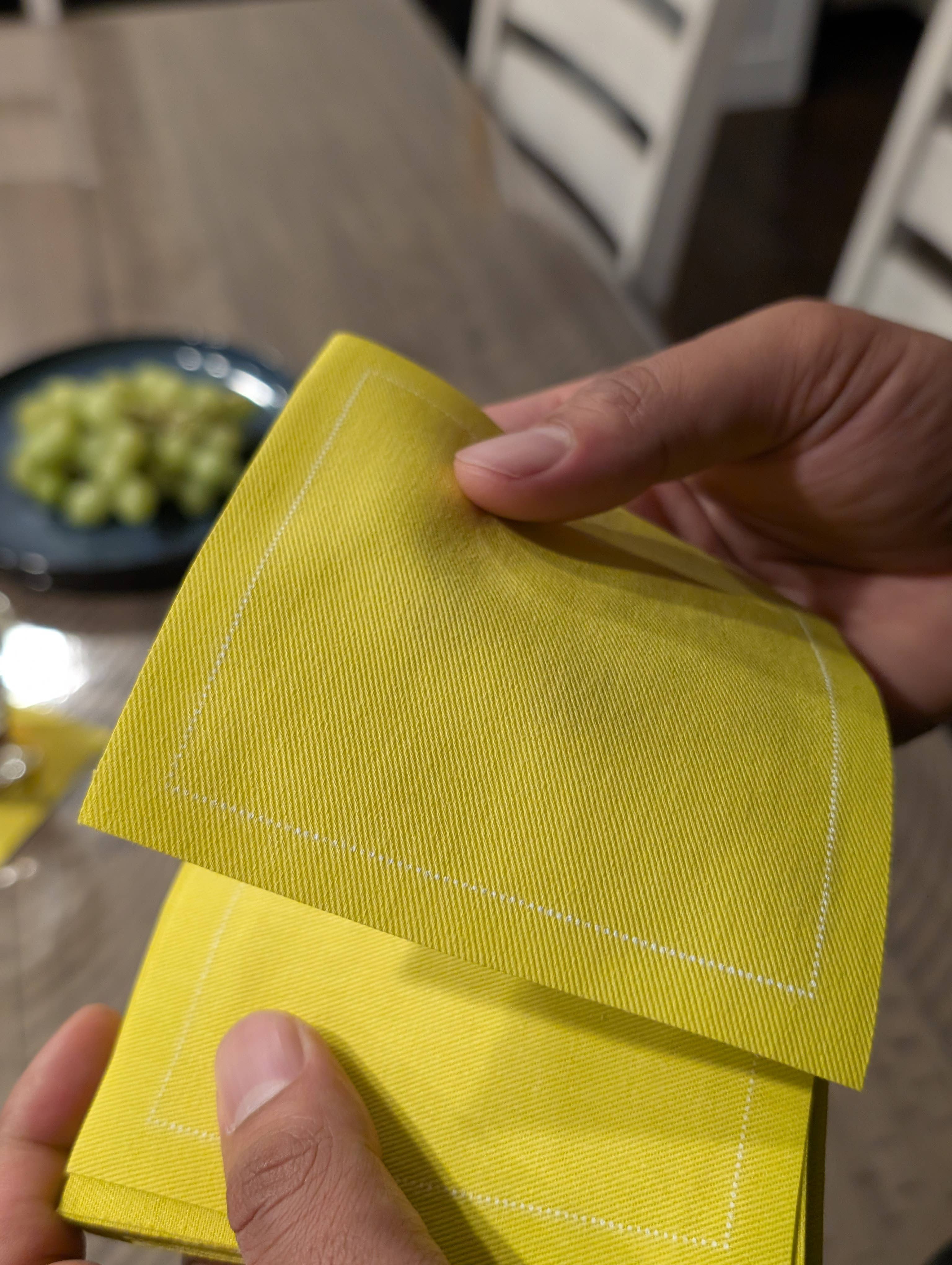 Noble Napkins - Wholesale Disposable Napkin - Luxury Cotton Cocktail Napkins, 4.5" x 4.5", 50 per pack5