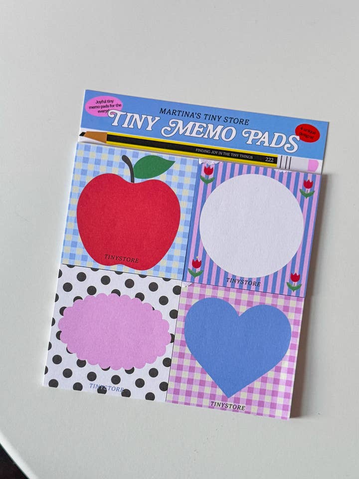 The Cutest Desk Memopads (4 pack) for wholesale by TINYSTORE