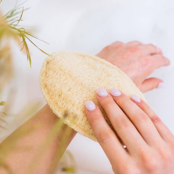 Bamboo Switch - Wholesale Loofah - Large Exfoliating Loofah | Oval