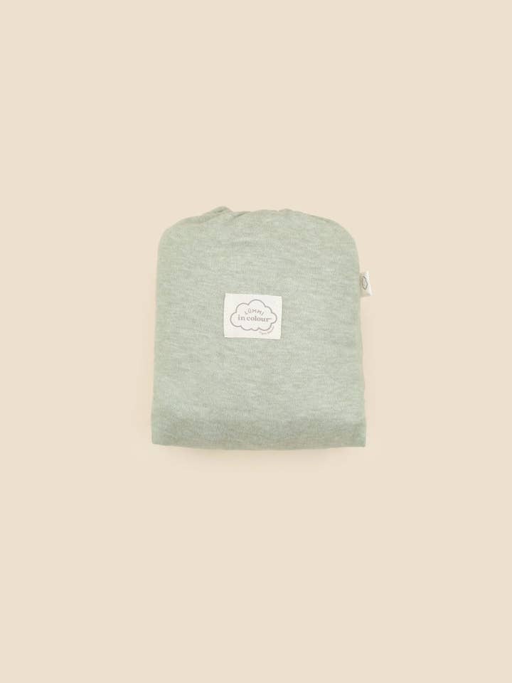 Sábana de Moisés de Algodón Orgánico - Verde Salvia para venta al por mayor de Lūmmi in Colour Babywear
