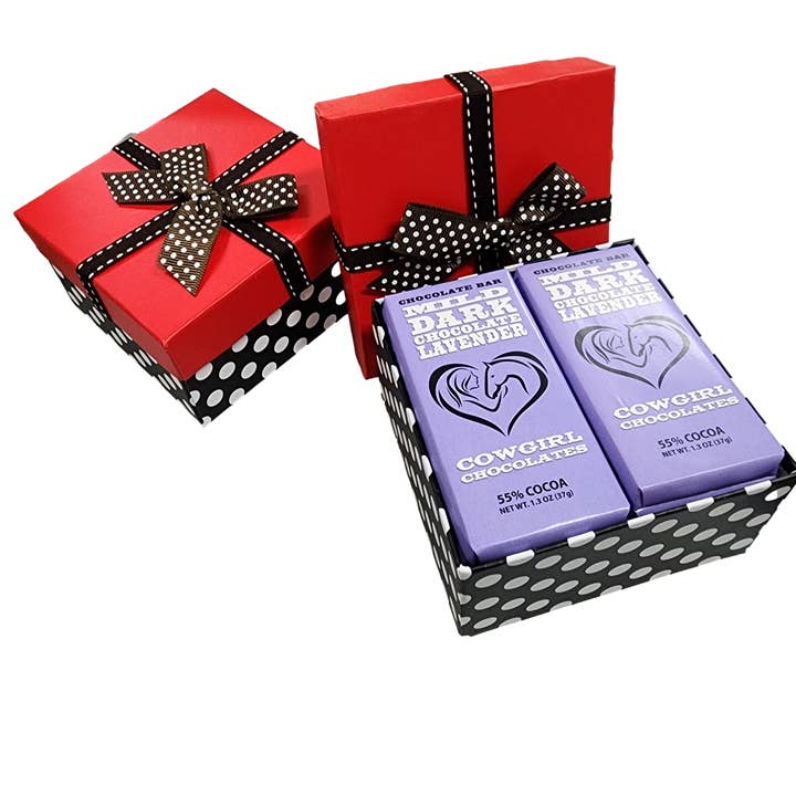 Cowgirl Chocolates - Vendita all'ingrosso Barretta di cioccolato - Barretta alla lavanda al cioccolato bianco - 1,3 once2