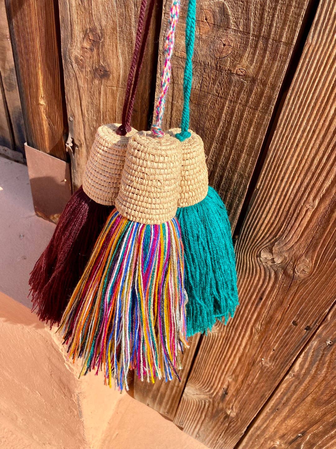 SOUK in the CITY - Wholesale Decorative Tassel/Wall Drop - XL Multi Tassel with Raffia Cup5