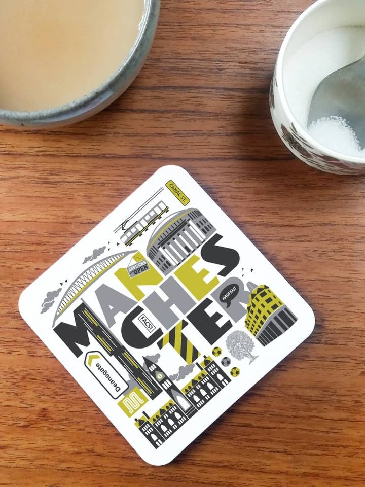 Manchester Coaster for wholesale by Susan Taylor Design
