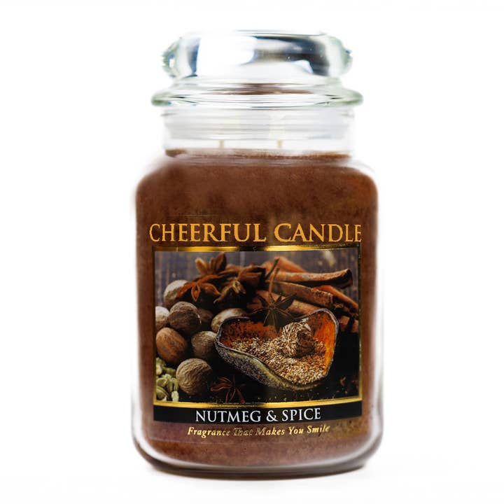 Glada ljus (24 oz.) - Muskot och krydda för wholesale av A Cheerful Giver