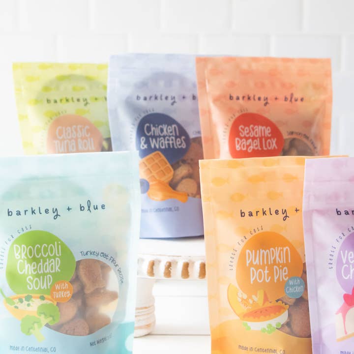 Barkley & Blue - Wholesale Pet Treats - Cat - Broccoli Cheddar Soup Cat Treats - Cat Treat Biscuits3