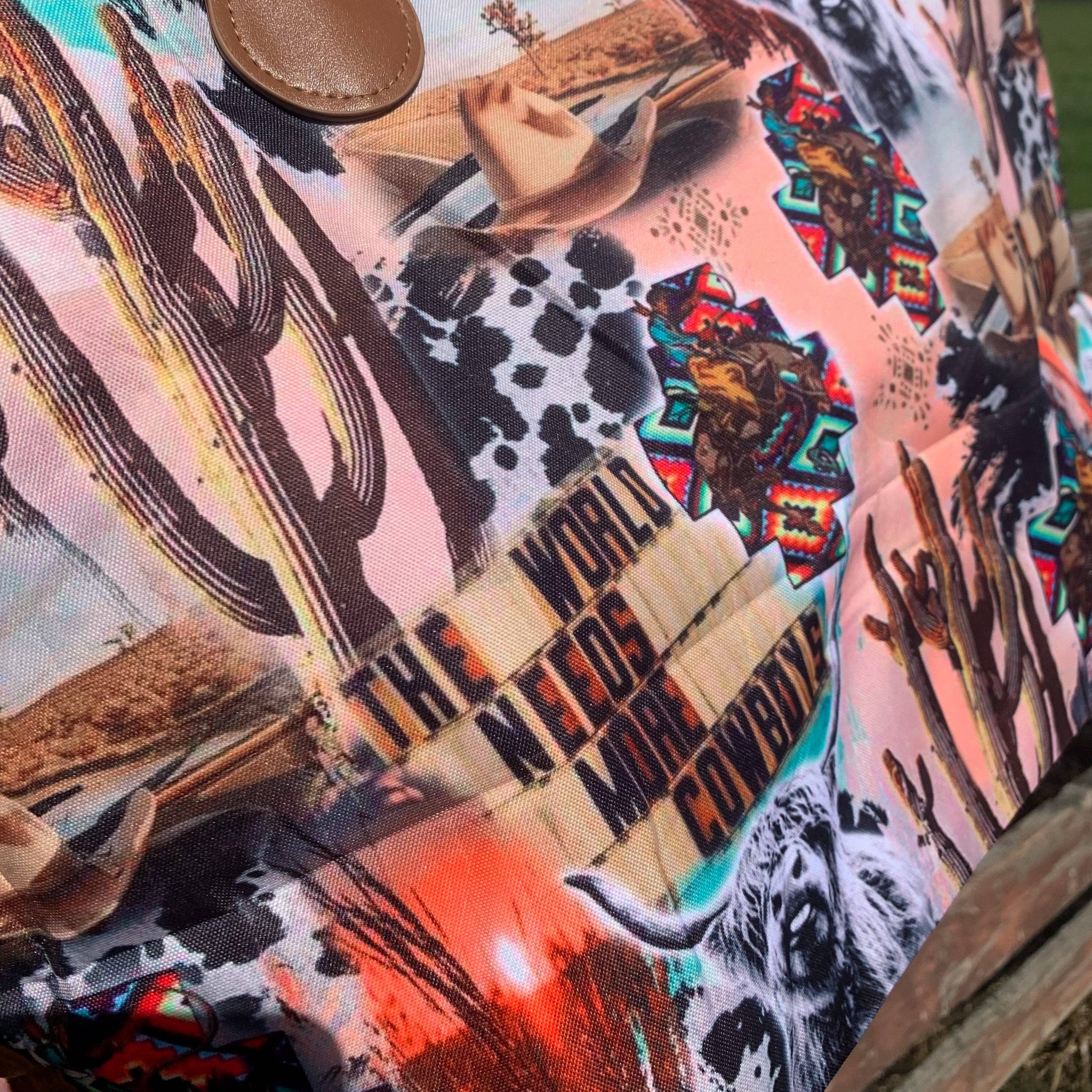 Blush Boutique LLC - Wholesale Weekender Bag - Women's - Cowboy Weekender Bag1