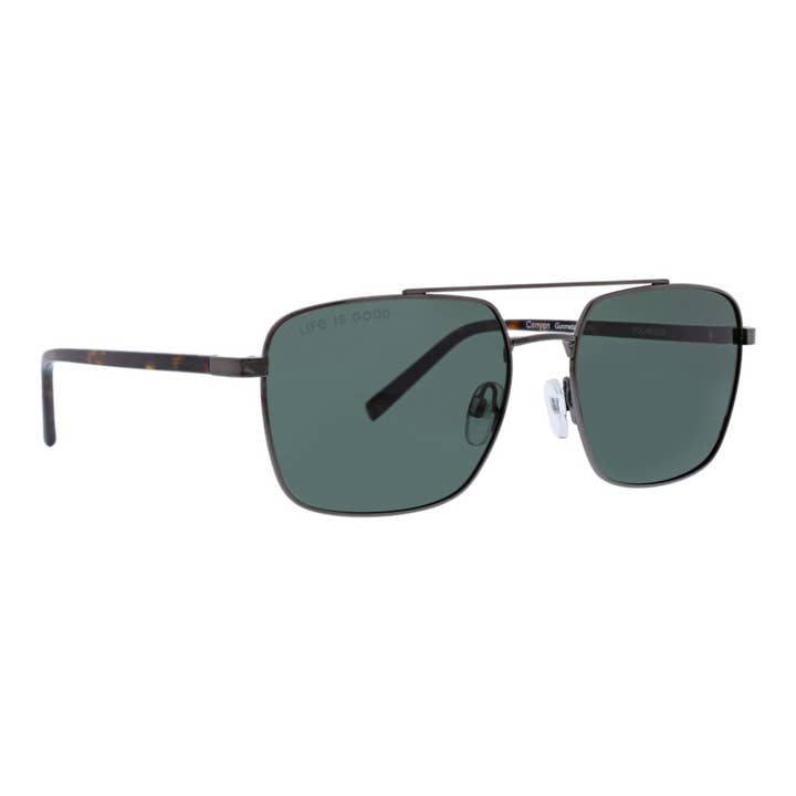 Canyon Gunmetal Polarized Sunglasses for wholesale by Life is Good Eyewear