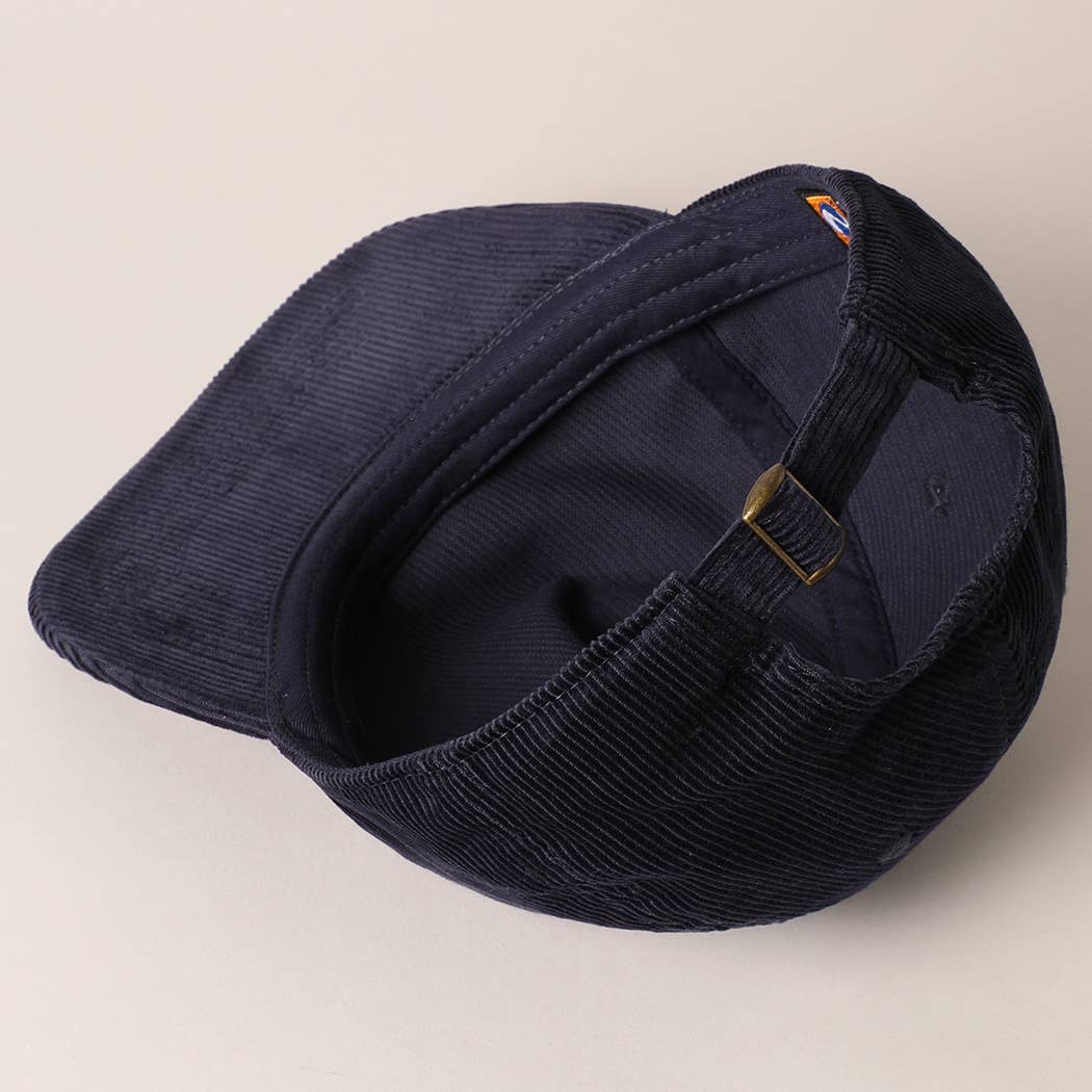 Fashion City – wholesale Baseball cap – Women's – Plain Corduroy Flat Brim Snapback Cap Baseball Hat26