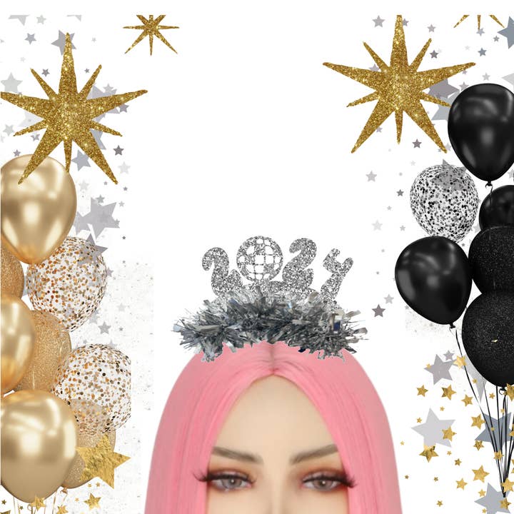 Bandeau de réveillon du Nouvel An, décorations de réveillon du Nouvel An, fête de New York pour la vente par Urenvited