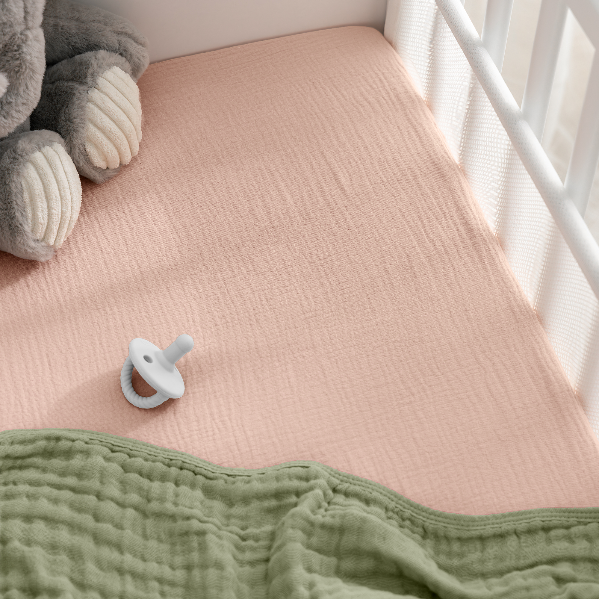 Comfy Cubs - Wholesale Cot/Crib Sheets - Muslin Bassinet Sheet, 100% Soft Cotton Fabric by Comfy Cubs40