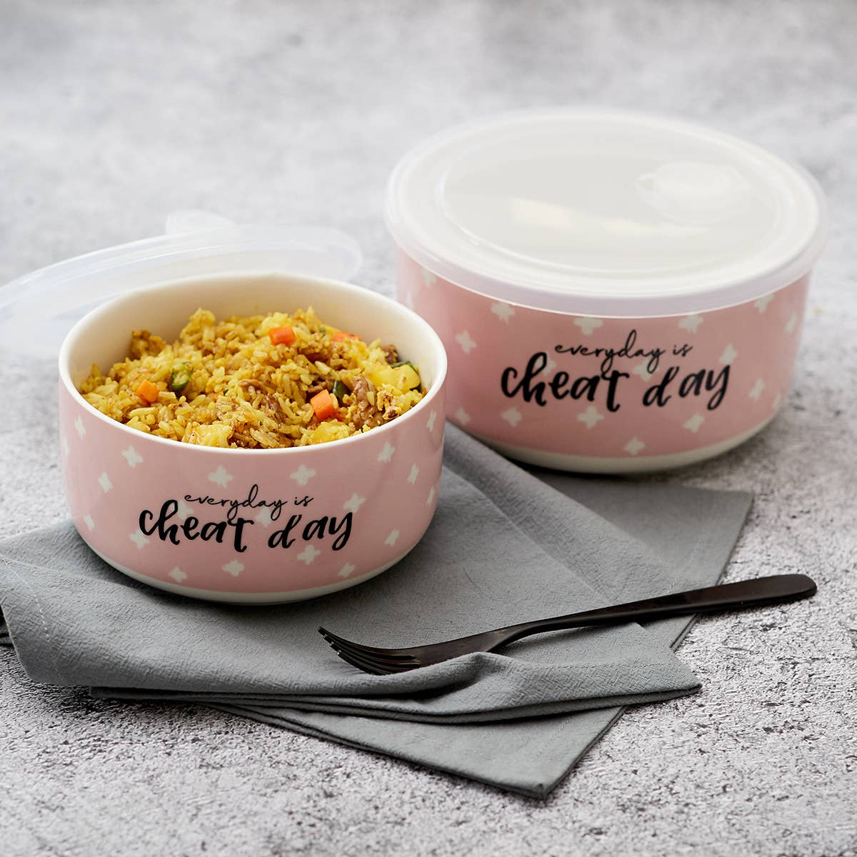 Ciroa - Wholesale Bowl - Microwave Me Bowls Set of 2 - Everyday Is Cheat Day0
