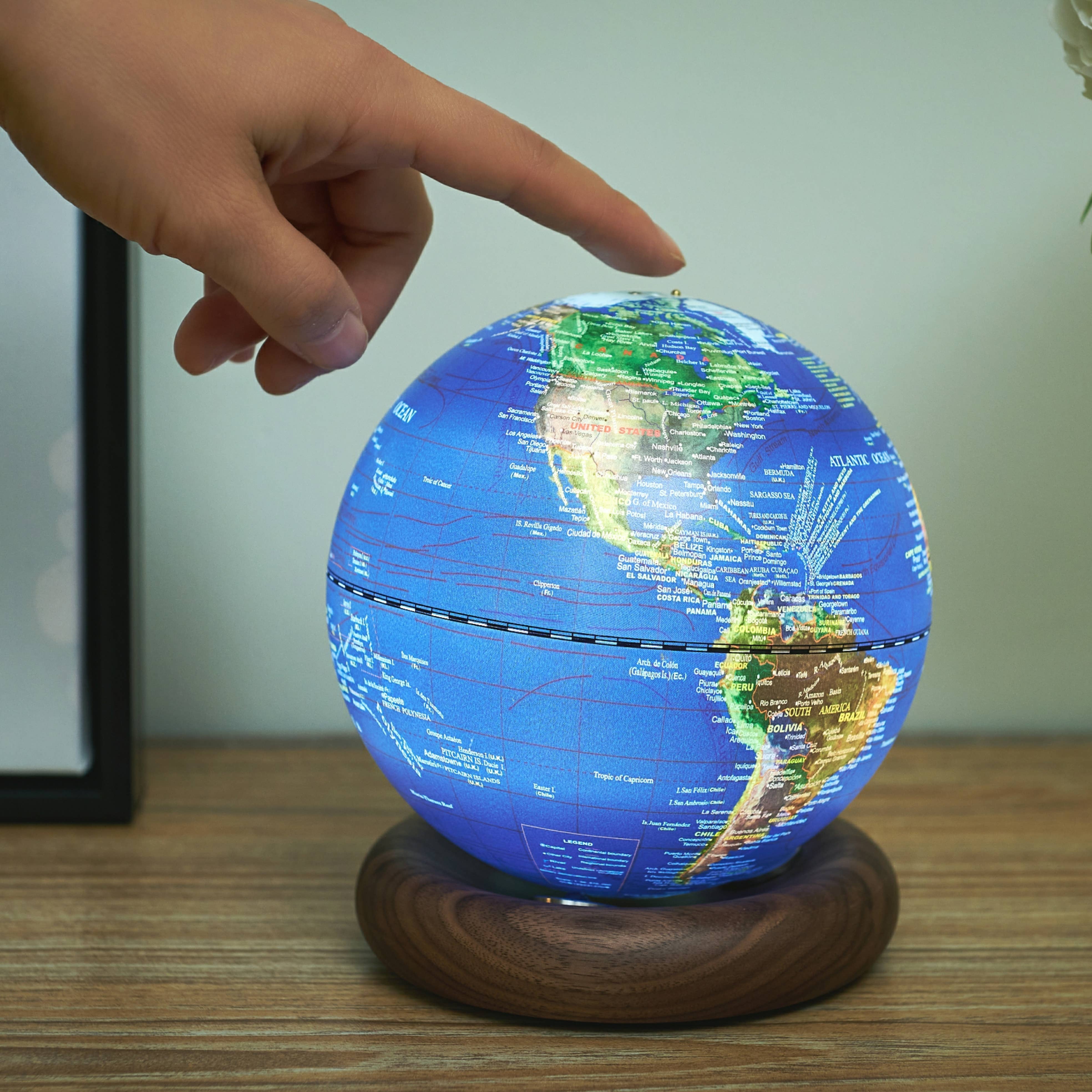Gingko Design - Wholesale Desk Globe - Mini AtlasGlobe Light6