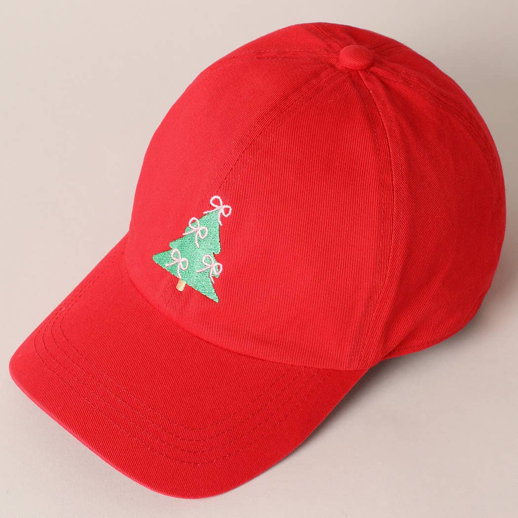Fashion City - Wholesale Baseball Cap - Women's - Christmas Tree Embroidery Baseball Cap6