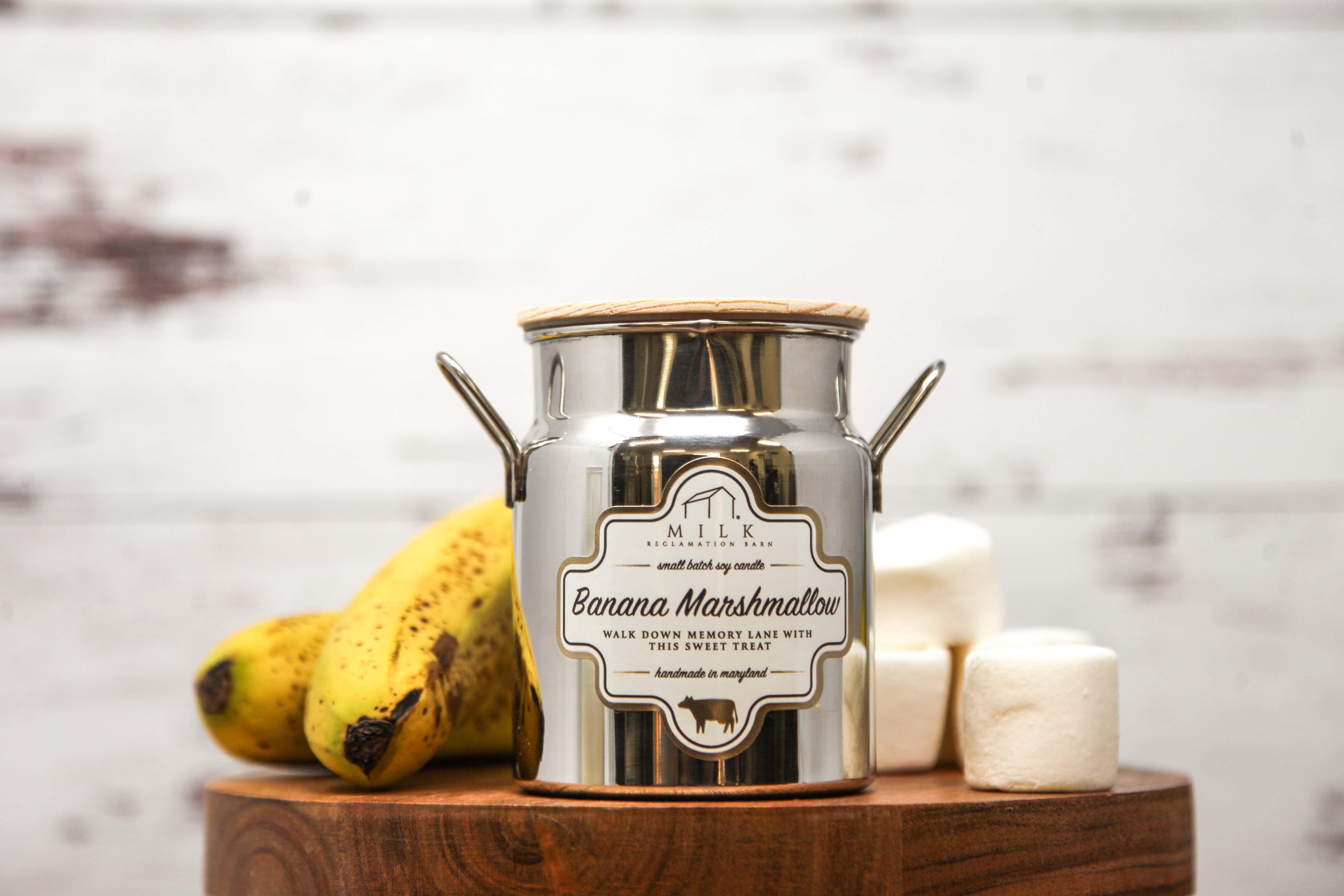 Milk Reclamation Barn - Wholesale Jar/Filled Candle - Stainless Milk Churn Candle - 12.5 oz10