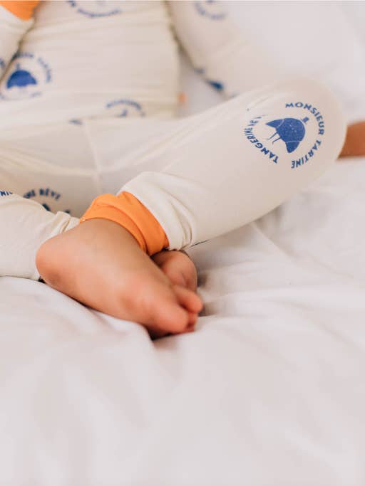Tangerine Rêve - Wholesale Sleepwear Set - Kids - Monsieur Tartine Pajamas3