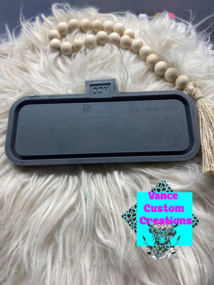 Stampo in resina 7x2,25 per la vendita all'ingrosso da parte di Vance Custom Creations