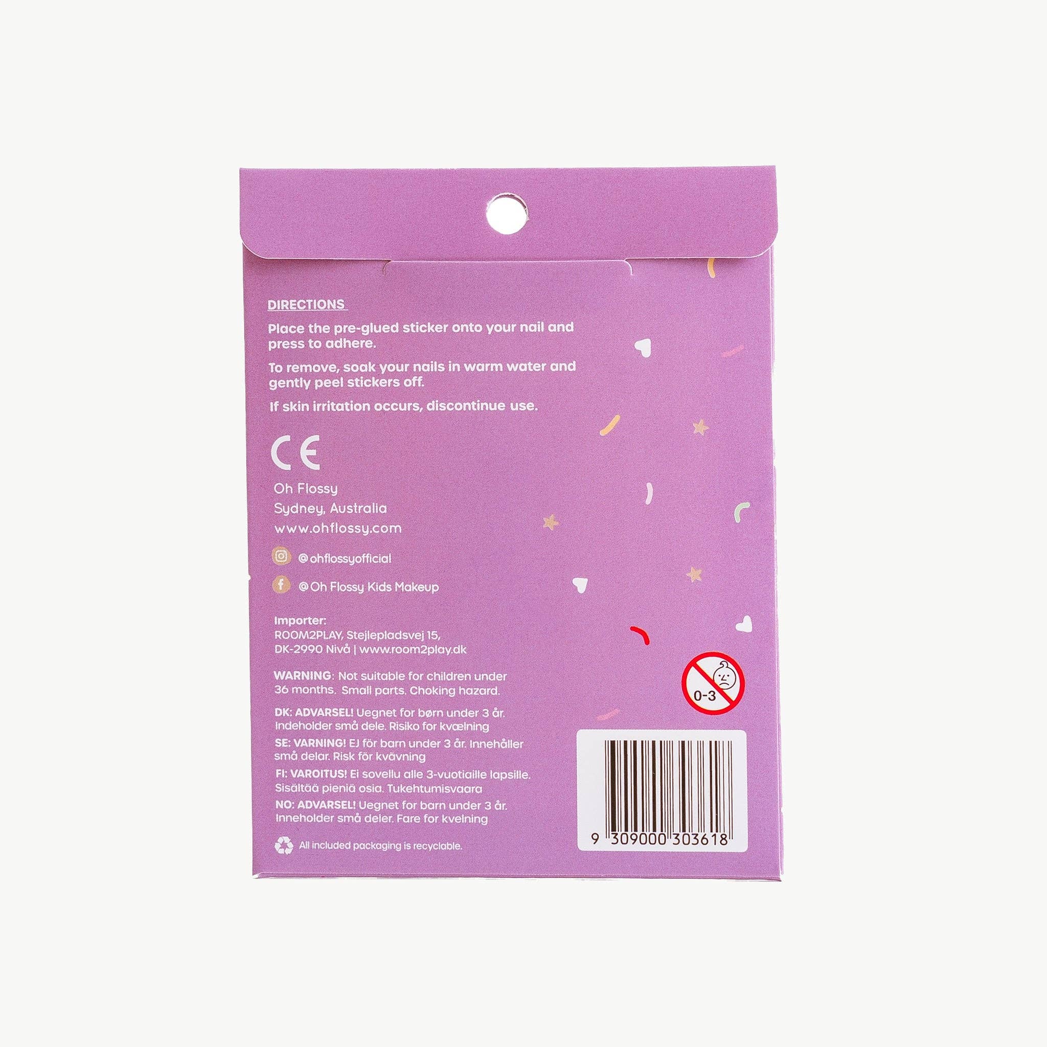 Oh Flossy - Vendita all'ingrosso Nail art/decalcomania unghie - Adesivi per unghie Oh Flossy9