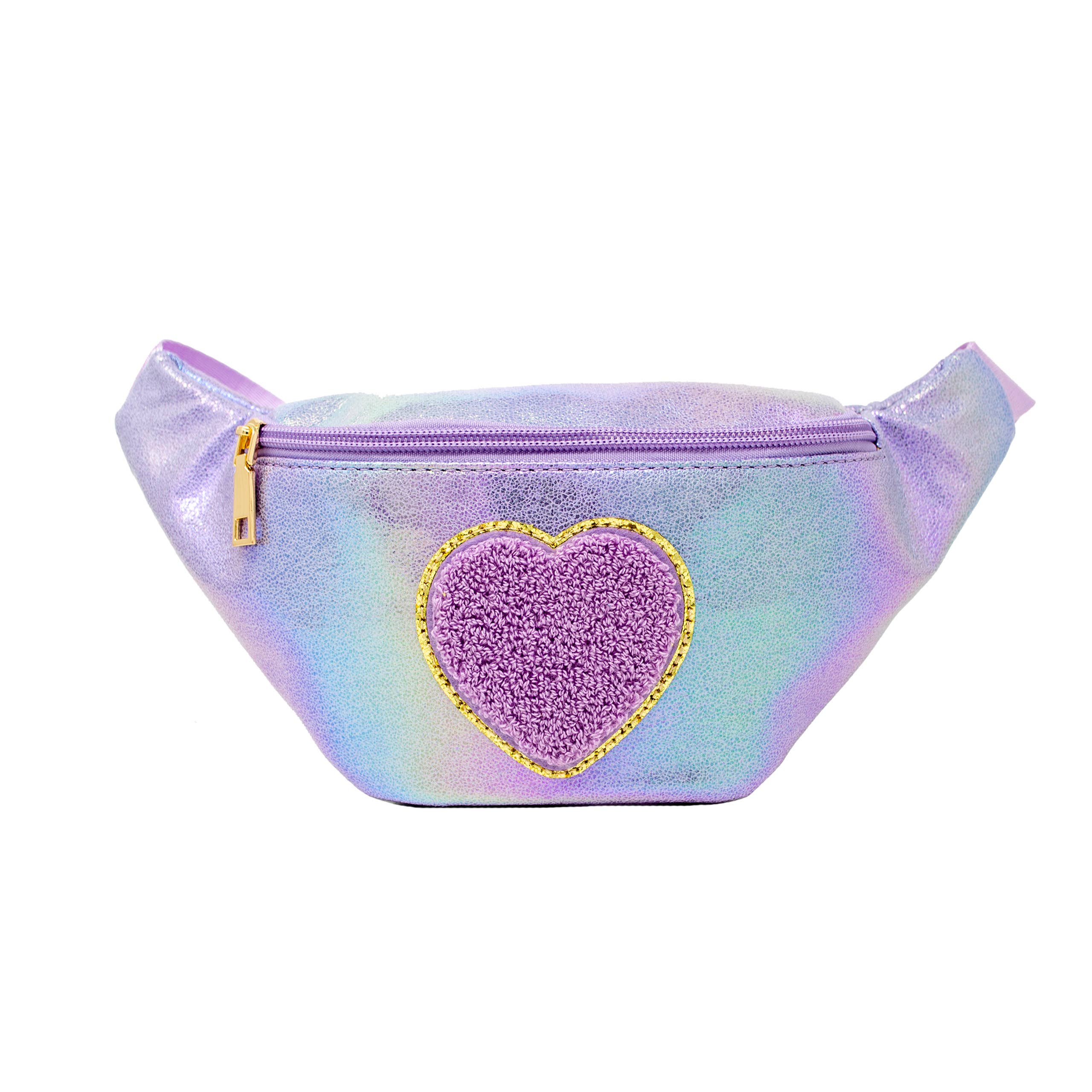 Tiny Treats and ZOMI GEMS - Wholesale Belt bag – Kids - Shiny Heart Patch Sling Bag1