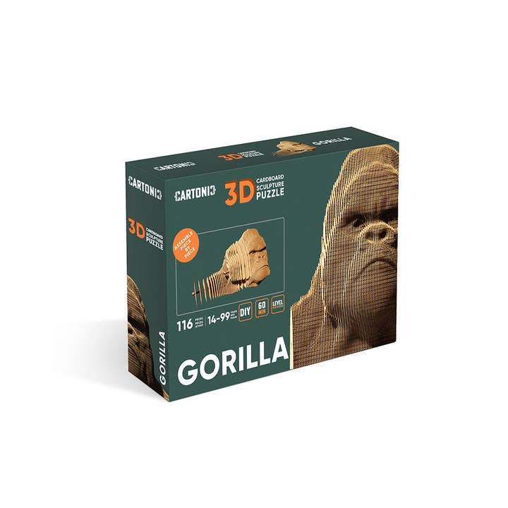 CARTONIC 3d puzzles - EU - Wholesale DIY Craft Kit - Gorilla 3D Puzzle Cardboard Model Gift Kids Adults5