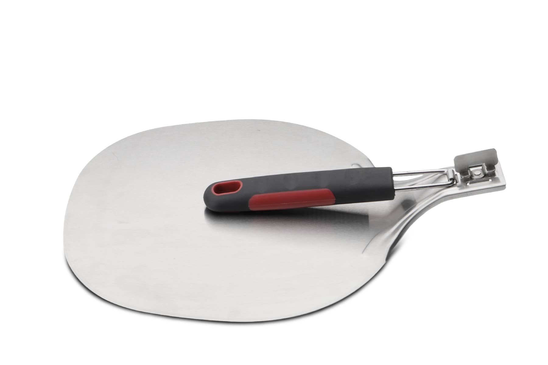 Karl Weis – Großhandel Prannenheber/-wender – Pizzaheber Rund Mit Einklappbarem Griff2