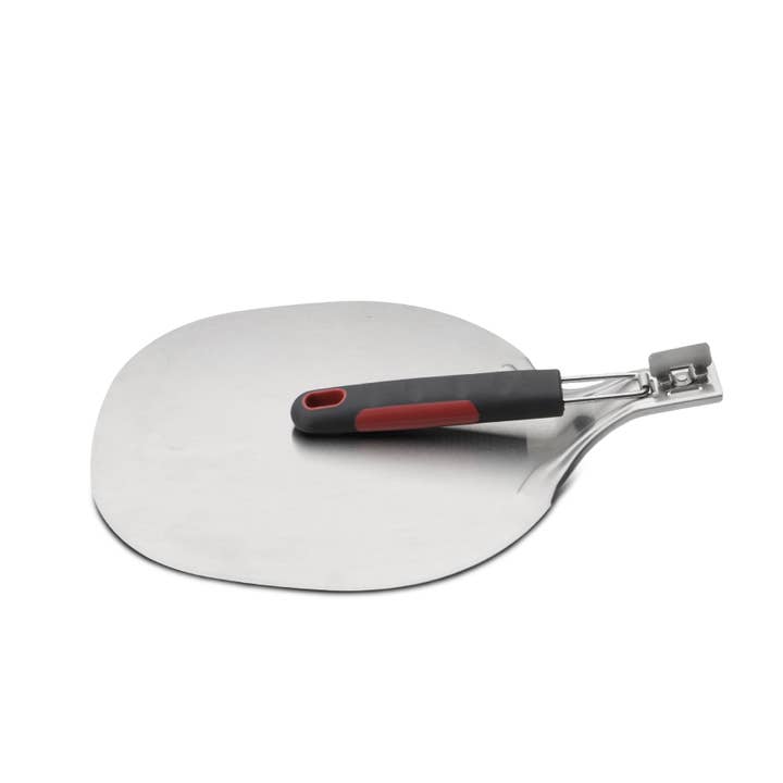 Karl Weis - Vendita all'ingrosso Spatole - Paletta per pizza rotonda con manico pieghevole2