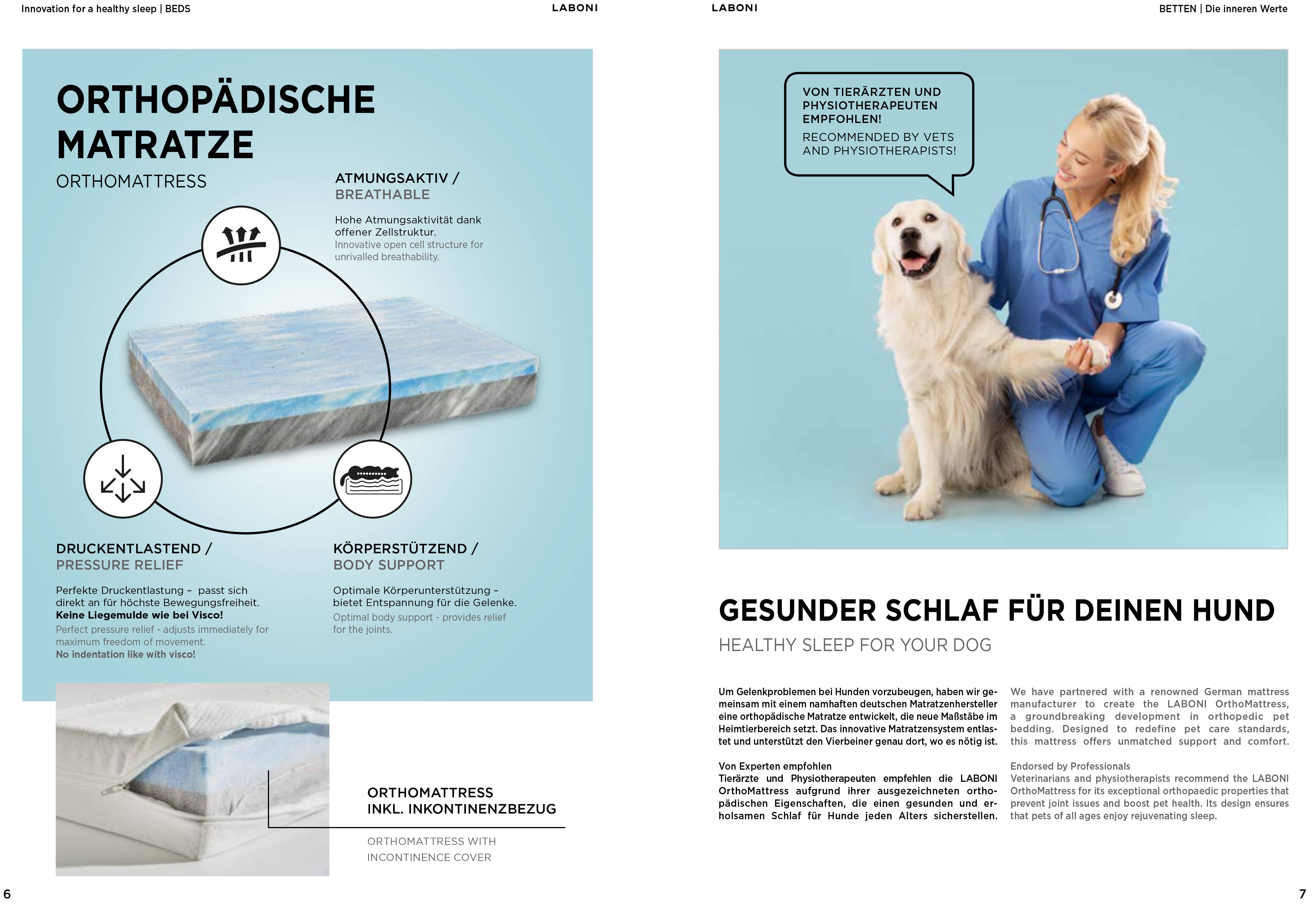 LABONI - Volentis GmbH – wholesale Husdjursbädd – Hund – ORTHO SÄLLSKAPSDJUR SÄNG TUDOR17