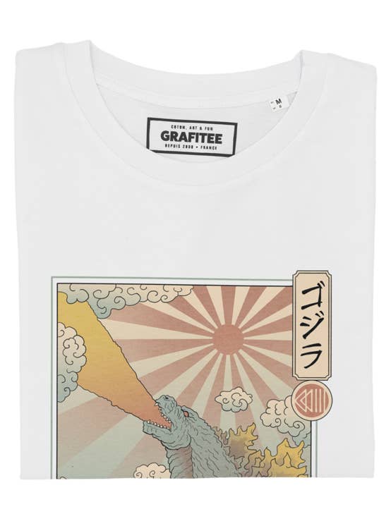 Black King Kaiju T-shirt - Godzilla Japanese manga t-shirt for wholesale on Faire1