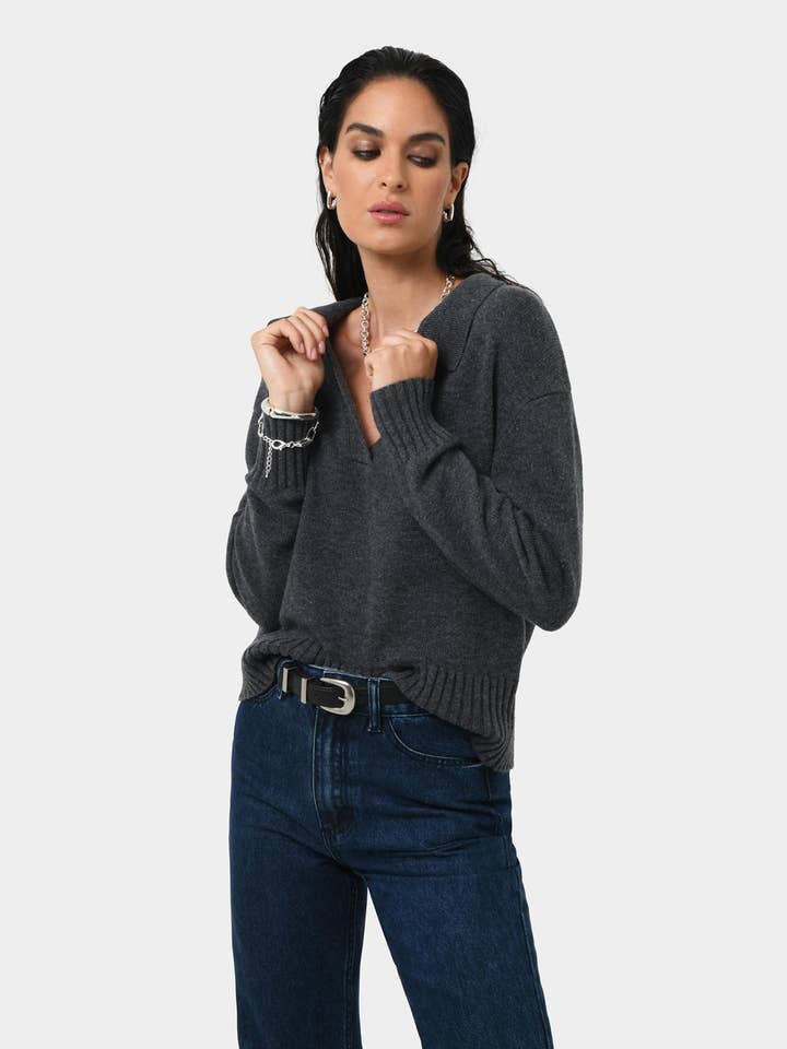 Forcast - Wholesale Knitted jumper – Women′s - Forcast Women's Mina Wool Blend Knit0