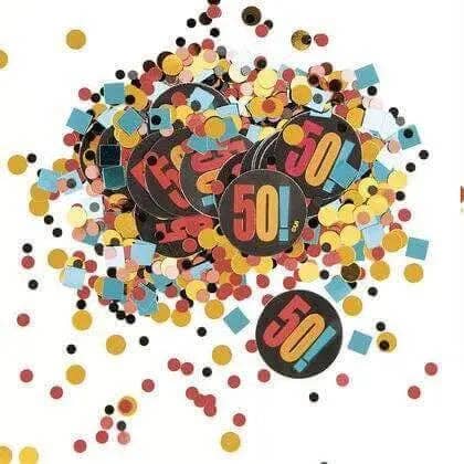 Party Expo, LLC – wholesale Konfetti – Birthday Cheer - Grattis på 50-årsdagen Confetti0