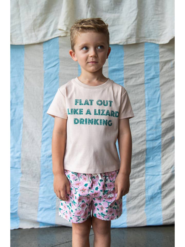 Pearson & Pearson - Wholesale Screen-printed t-shirt – Kids - Theo-T-shirt-Almond1