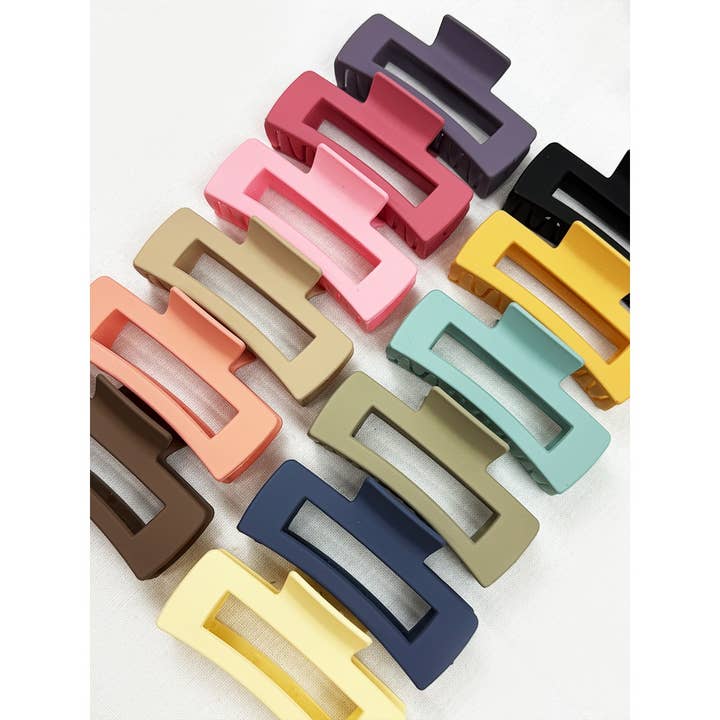 Large Cut Out Rectangle Hair Claw and other Purchase Wholesale large claw. Free Returns & Net 60 Terms on Faire trending on Faire.