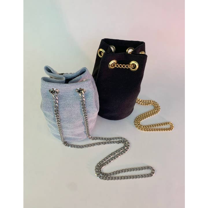 Shop Journal Vintage - Wholesale Crossbody Bag - Women's - Recycled denim mini pouch bag1